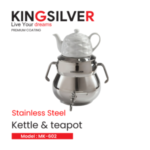 کتری و قوری استیل MK-184 Steel